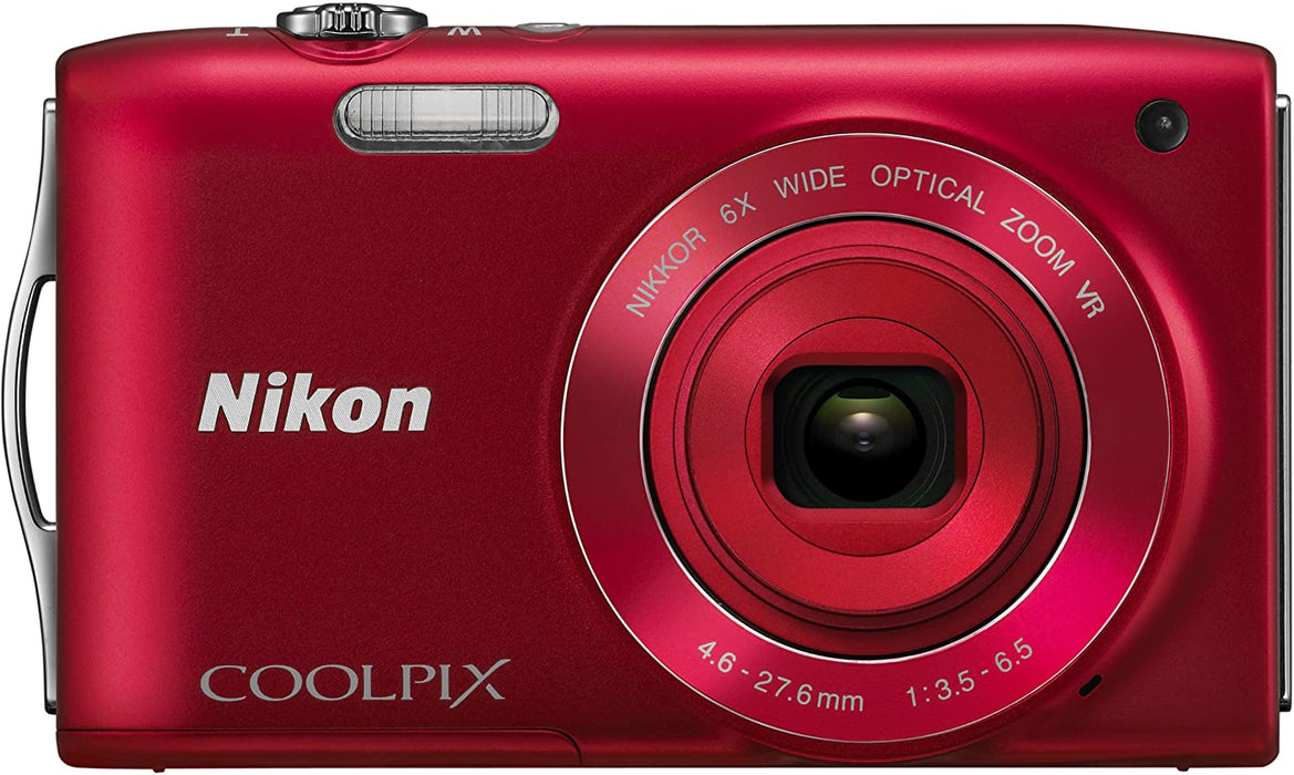 Nikon COOLPIX S3300 16 MP Digital Camera with 6x Zoom NIKKOR Glass Lens and 2.7-inch LCD (Black)