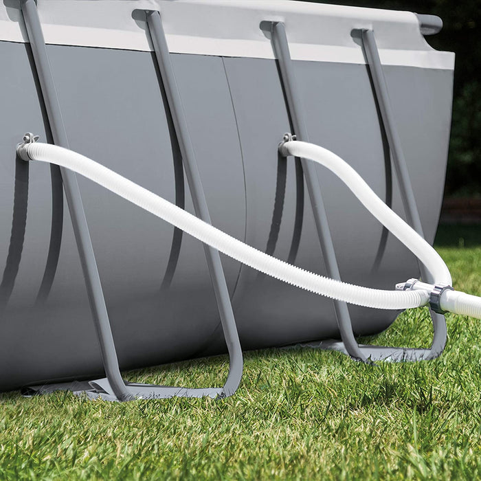Intex 24ft X 12ft X 52in Ultra XTR Rectangular Pool Set with Sand Filter Pump, Ladder