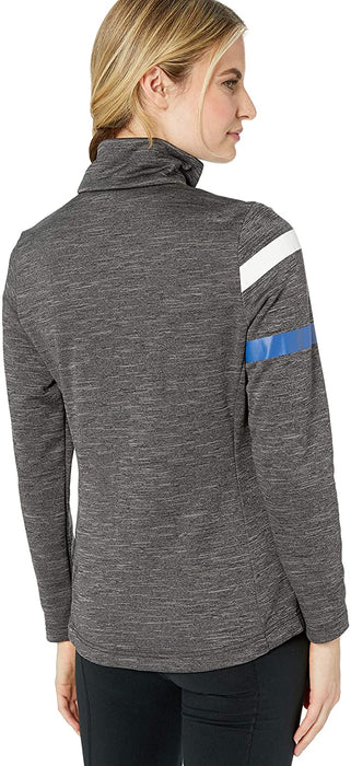 Helly-Hansen Women's Graphic Slickface Fleece Jacket, Grey Melange, X-Small