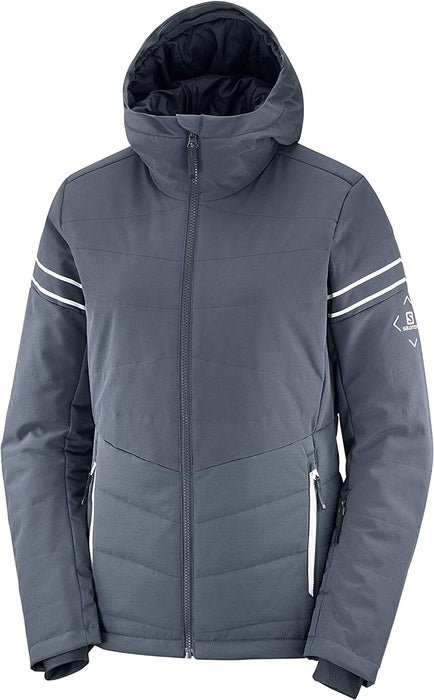 Salomon Edge Women's Ski Jacket, Icy Morn/Heather