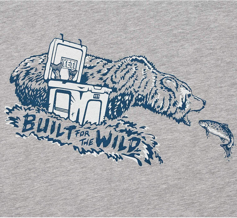 YETI Unisex Fishing Bear Short Sleeve T-Shirt