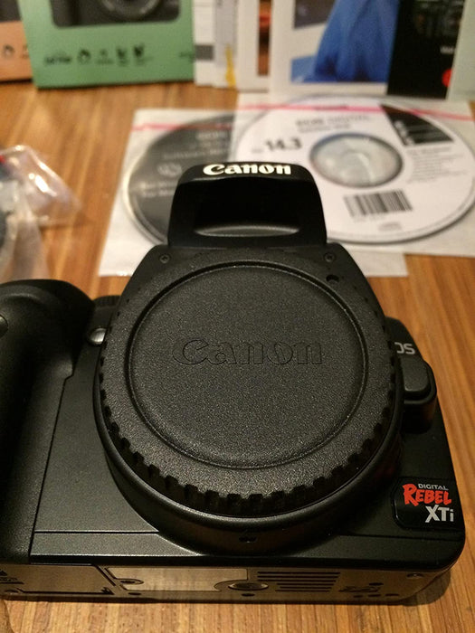Canon Rebel XTi DSLR Camera with EF-S 18-55mm f/3.5-5.6 Lens (OLD MODEL)