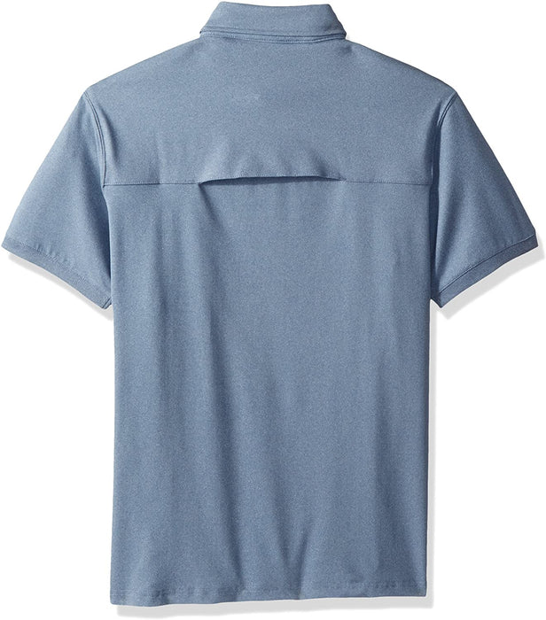 Quiksilver Men's Striped Reel Backlash Polo Knit Top