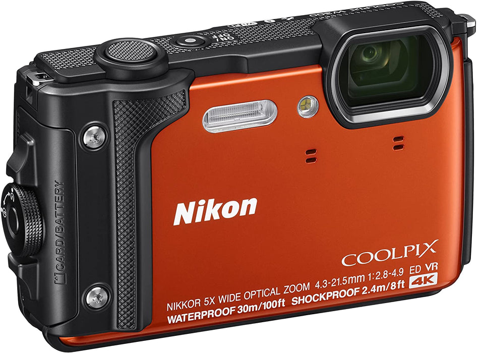 Nikon W300 Waterproof Underwater Digital Camera with TFT LCD, 3"