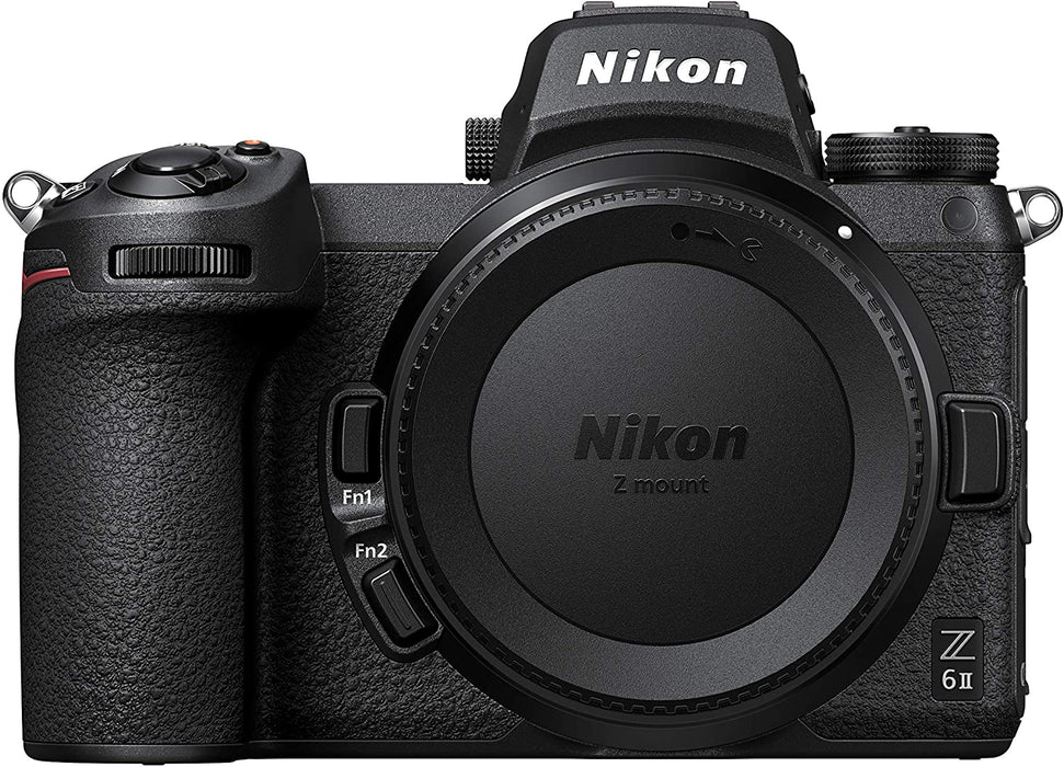 Nikon Z 6II FX-Format Mirrorless Camera Body with Nikon Mount Adapter FTZ (International Model)