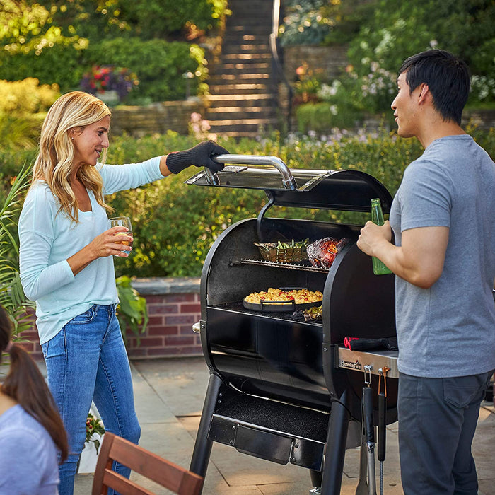 Weber 22510201 SmokeFire EX4 Wood Fired Pellet Grill, Black