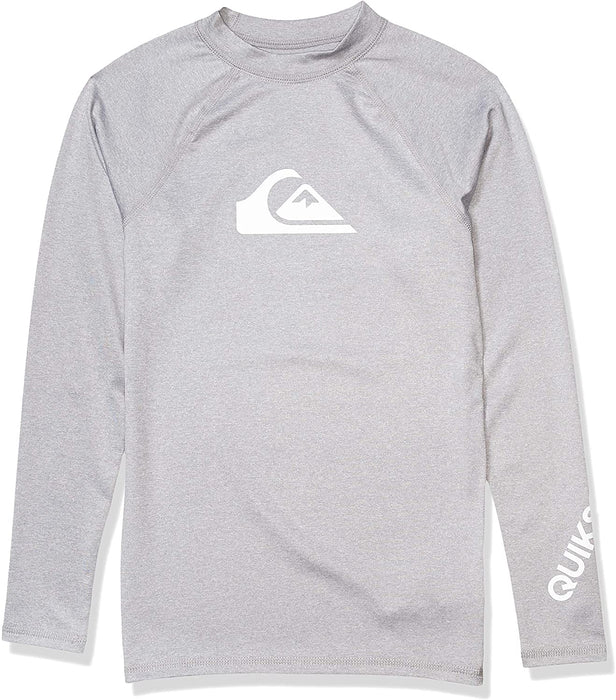 Quiksilver Boys' Big Time Long Sleeve Youth Rashguard Surf Shirt