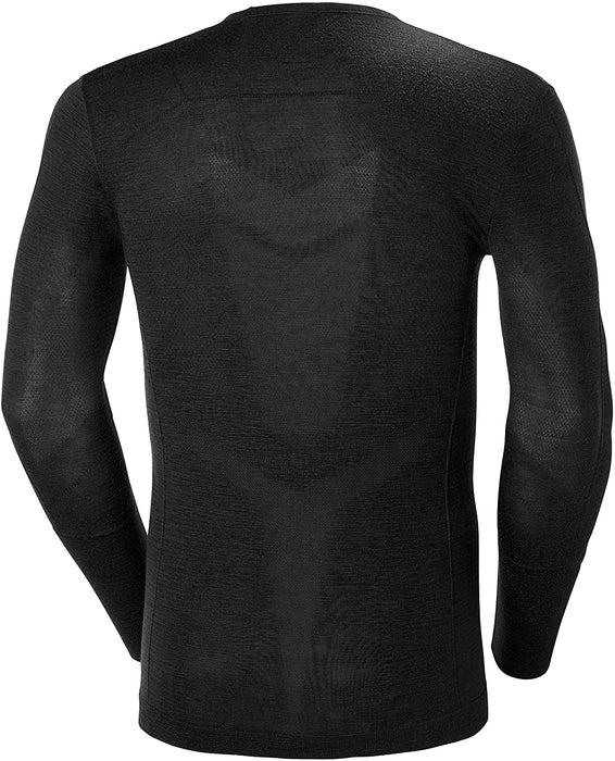 Helly-Hansen Hh LIFA Merino Wool Seamless Crew Baselayer Top