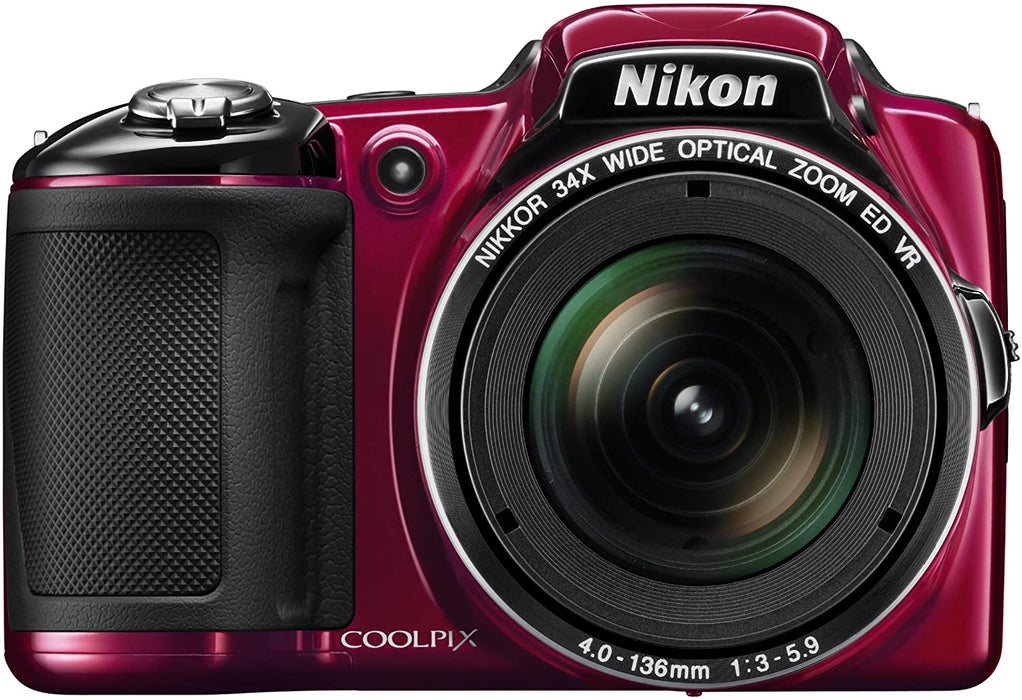 Nikon COOLPIX L830 16 MP CMOS Digital Camera with 34x Zoom NIKKOR Lens and Full 1080p HD Video
