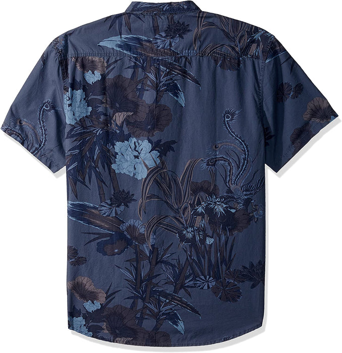 Quiksilver Men's Hibashii Short Sleeve Button Down Shirt
