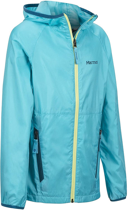 Marmot Girl's Ether Lightweight Hooded Windbreaker Jacket