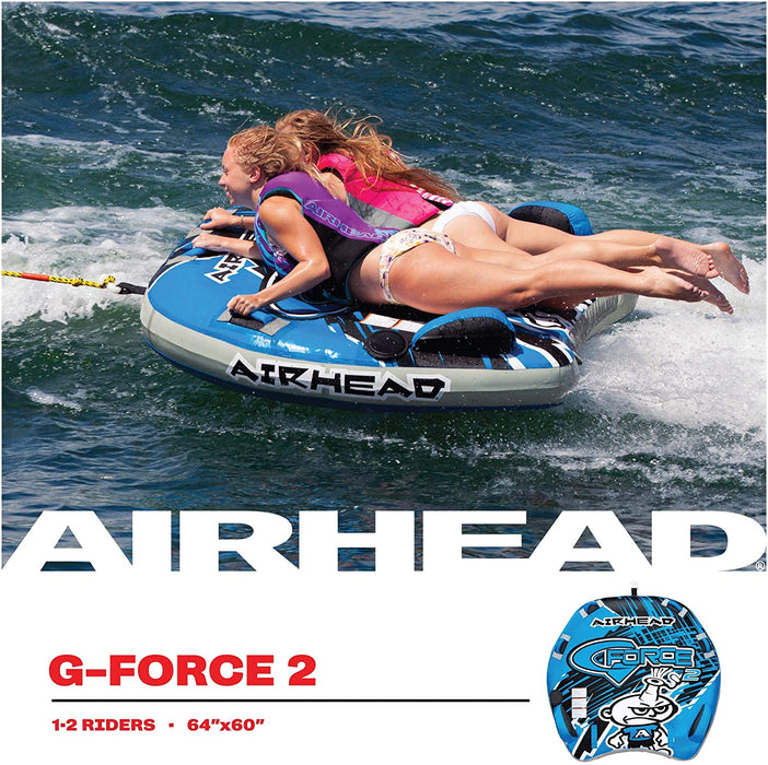 Airhead G-Force Towable Tube for Boating with 1-4 Rider Options