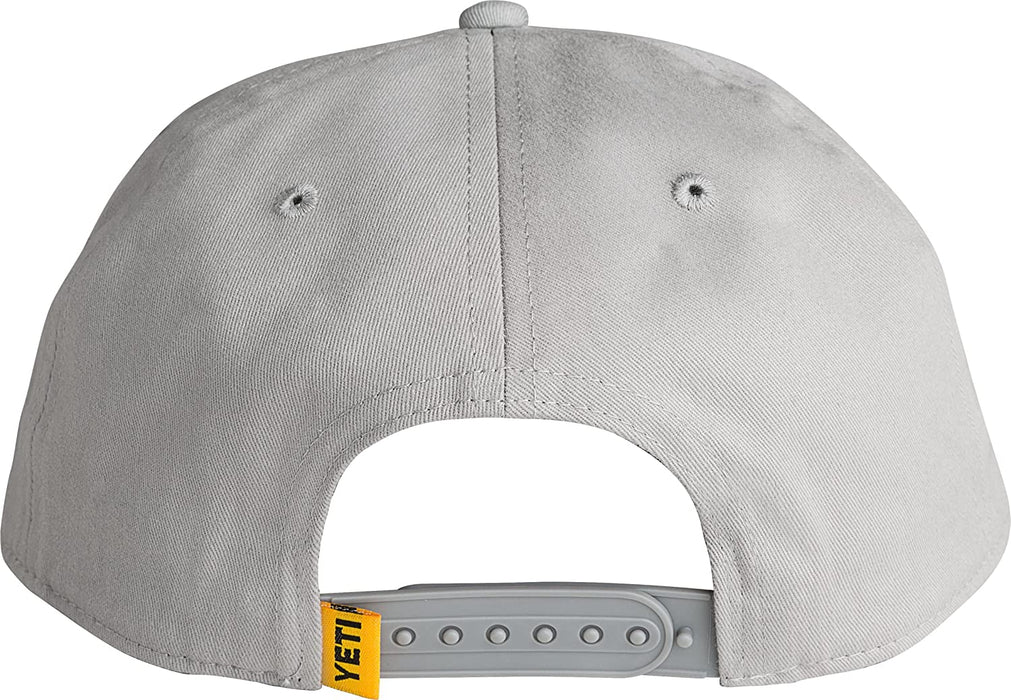 YETI Outdoor Badge High-Pro Flat Brim Hat, Gray