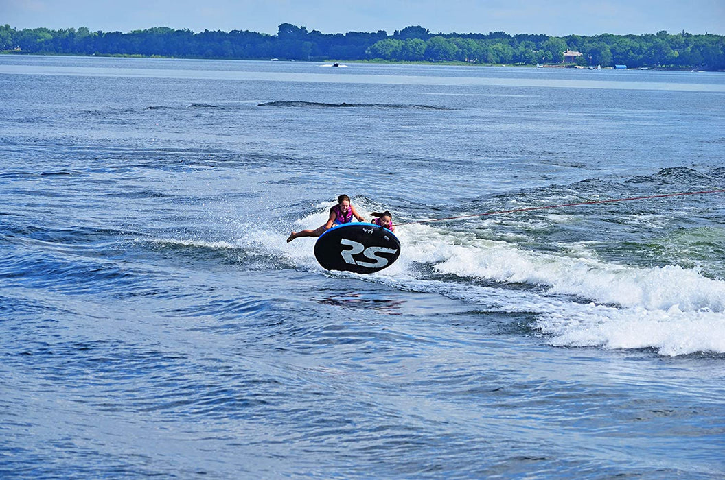RAVE Sports Storm Boat Towable Tube for 1-2 Riders, Blue, 54" x 9"