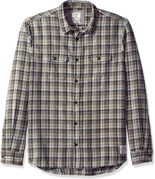 Quiksilver Men's Fuji Tang Button Down Flannel Shirt