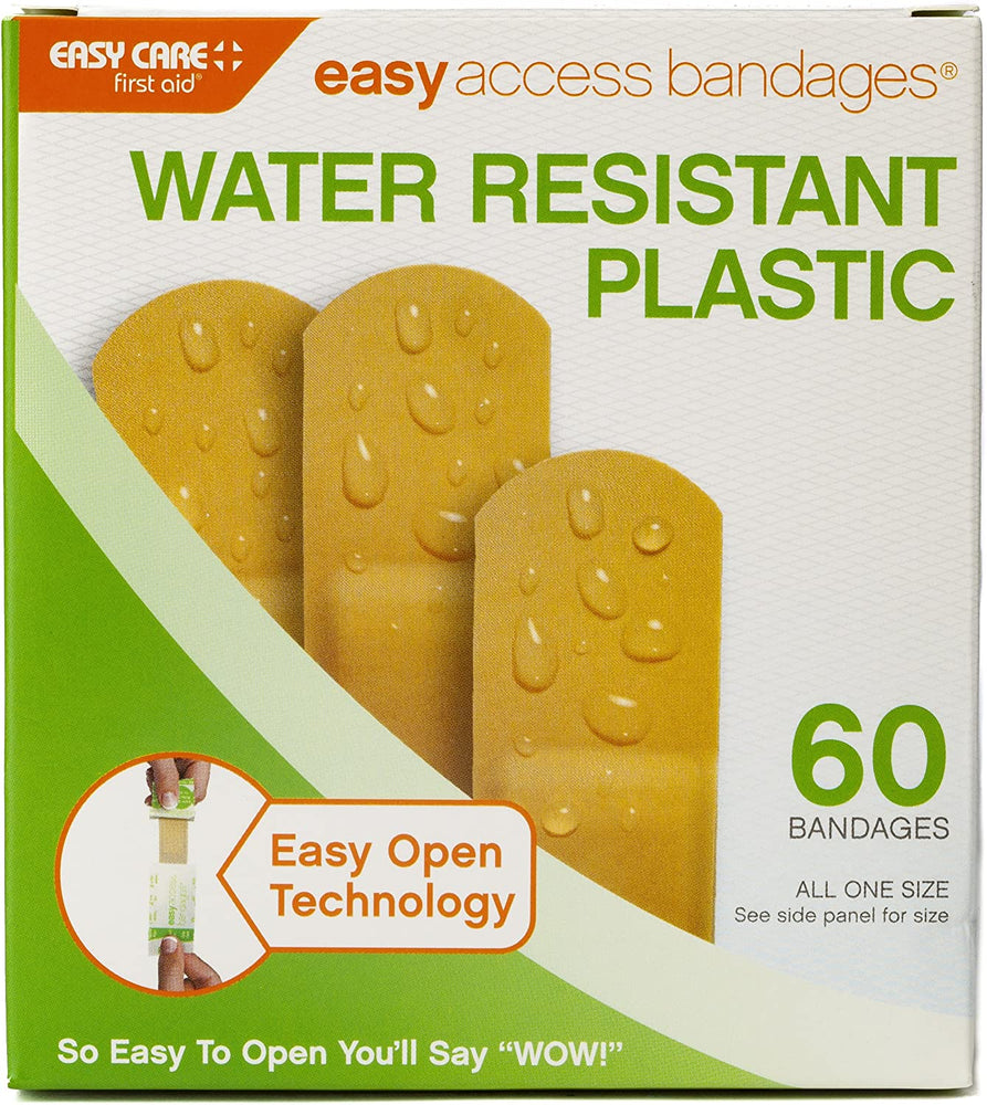 Easy Care Easy Access Bandages, 1" x 3" Plastic, 60 Count
