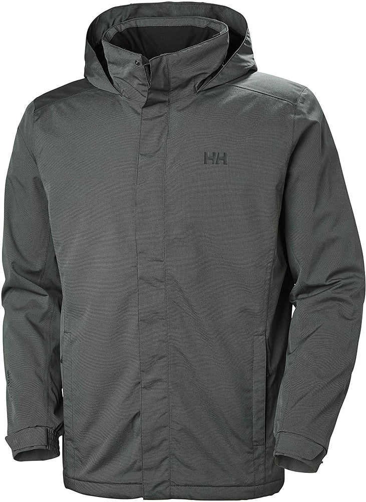 Helly Hansen Men's Waterproof Dubliner Insulated Jacket with Packable Hood for Cold Weather