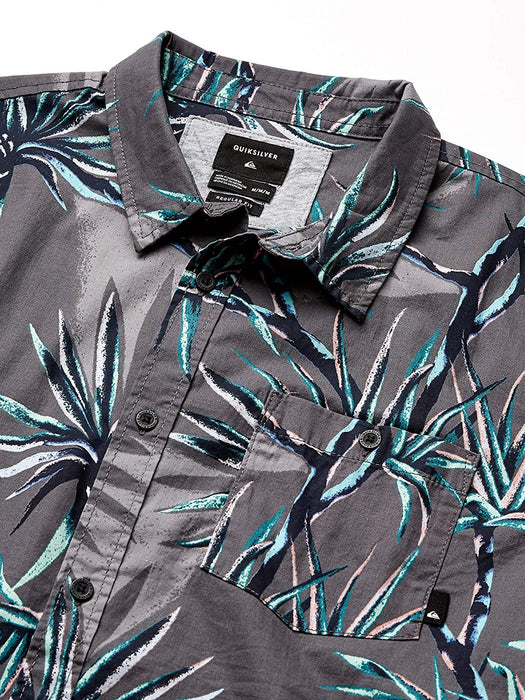 Quiksilver Men's Salty Palms Short Sleeve Woven