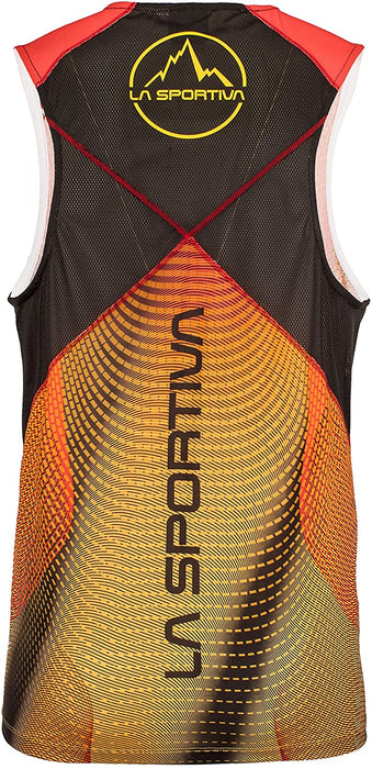La Sportiva Men's Velocity Tank - Black/Yellow - L