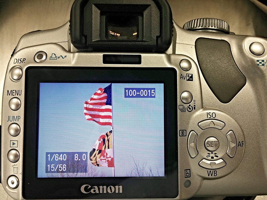 Canon Rebel XTi DSLR Camera with EF-S 18-55mm f/3.5-5.6 Lens (OLD MODEL)