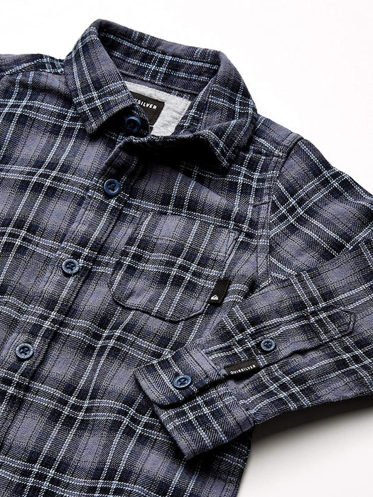 Quiksilver Little Inca Gold Check Long Sleeve Boys Woven