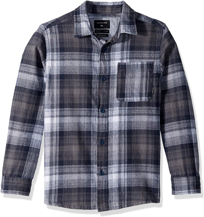 Quiksilver Boys' Big Fatherfly Long Sleeve Youth Woven