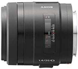 Sony SAL-35F14G 35mm f/1.4 Aspherical G Series Standard Lens for Sony Alpha Digital SLR Camera