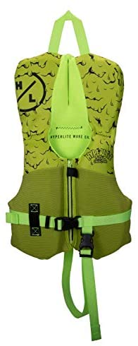 Hyperlite Indy Toddler CGA Kids Wakeboard Vest Green Toddler (<30Lbs)
