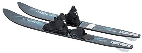 CWB Connelly 61200303-CON Eclypse Combo Waterskiing Lake Ocean Water Sport Skis w/ Front RTS Bindings 67-inch, Blue