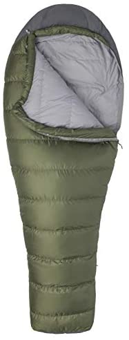 Marmot Ironwood 30 Long Mummy Lightweight Sleeping Bag, 30-Degree Rating, Bomber Green/Steel Onyx