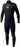 Body Glove Mens 3/2mm Eco 2 Back Zip Fullsuit Wetsuit, Black, Small