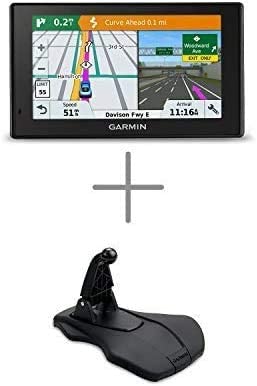 Garmin DriveSmart 51 NA LMT-S Friction Mount Bundle (010-01680-02) with Lifetime Maps/Traffic, Live Parking, Bluetooth,WiFi, Smart Notifications, Voice Activation, Driver Alerts