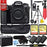 Nikon D500 20.9 MP CMOS DX Format Digital SLR Camera with 4K Video Body Bundle with 2X 32GB Memory Card, 2X Battery, Battery Grip, Microphone, 1 Year Extended Coverage and Accessories (13 Items)