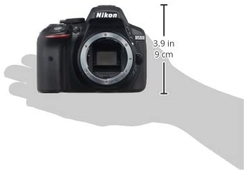 Nikon D5300 24.2 MP CMOS Digital SLR Camera with Built-in Wi-Fi and GPS Body Only (Black) - International Version (No Warranty)
