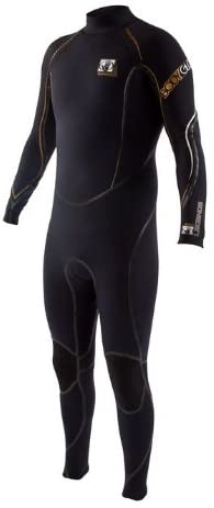 Body Glove Men's 4/3mm Legends Back-Zip Full Body Wetsuit, Medium