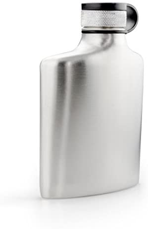 GSI Outdoors Aluminum Glacier Stainless 6 fl. oz. Hip Flask for Backpacking