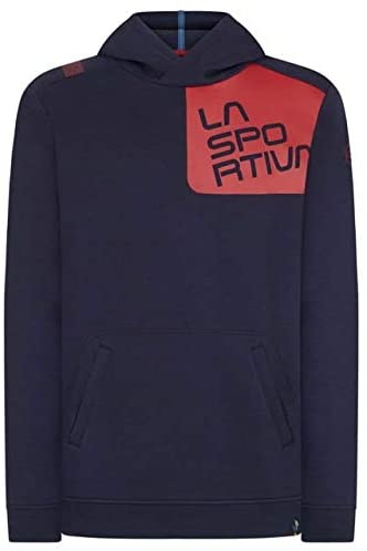 La Sportiva Stride Hoody - Men's, Navyblue/Chili, Extra Large, P04-603309-XL
