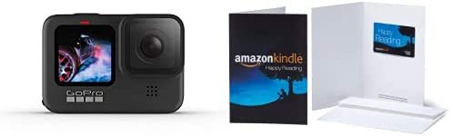 GoPro Hero9 Black Waterproof Action Camera + $50 Amazon Physical Gift Card in Envelope