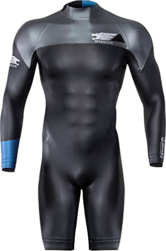 HO Syndicate Dry-Flex L/S Spring Mens Wetsuit Black/Steel Blue Sz XXL