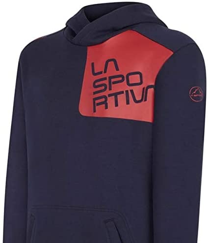 La Sportiva Stride Hoody - Men's, Navyblue/Chili, Extra Large, P04-603309-XL