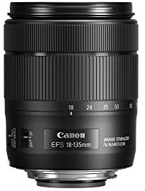 Canon EF-S 18-135mm f/3.5-5.6 Image Stabilization USM Lens (Black)