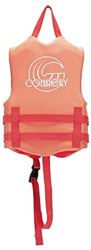 Connelly Youth Child Promo NEO Neoprene Water Sports Lake Boating PFD Life Jacket Vest, Orange