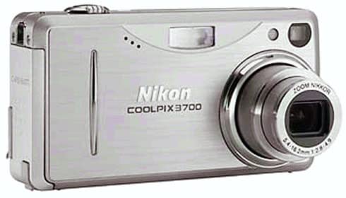 Nikon Coolpix 3700 3MP Digital Camera with 3x Optical Zoom