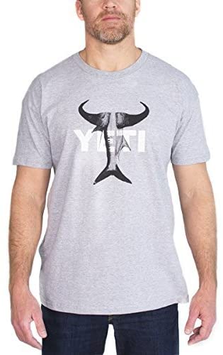 YETI Buffalo Tarpon T-Shirt Short Sleeve Gray Small