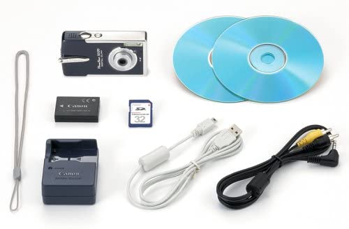 Canon Powershot SD20 5MP Ultra Compact Digital Camera (Garnet) (OLD MODEL)