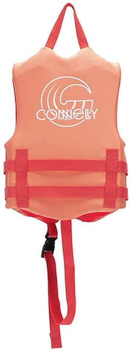 Connelly Youth Child Promo NEO Neoprene Water Sports Lake Boating PFD Life Jacket Vest, Orange