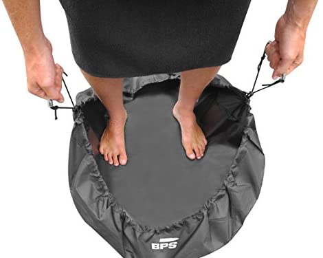 BPS Wetsuit Changing Mat/Waterproof Dry-Bag/Wet Bag for Surfers with Especially Designed Handles & Hidden Pocket - Also Available with Bundle of FCS Screws or Leash String or Wax Comb