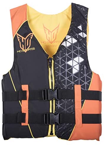 HO Infinite CGA Mens Wakeboard Vest Orange/Black 5Xlarge