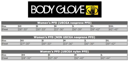 Body Glove Women's Magnum U.S. Coast Guard Approved Neoprene Pfd Life Vest