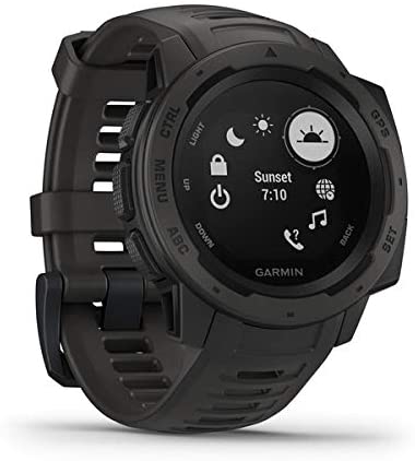 Garmin Instinct, GPS Watch, Graphite, Refurbished